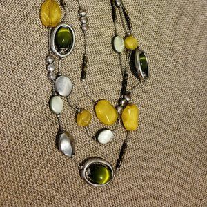 Green and Yellow Necklace